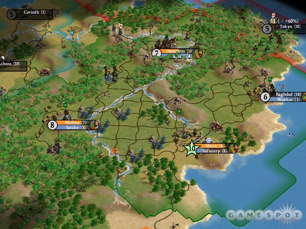 Athens and Corinth