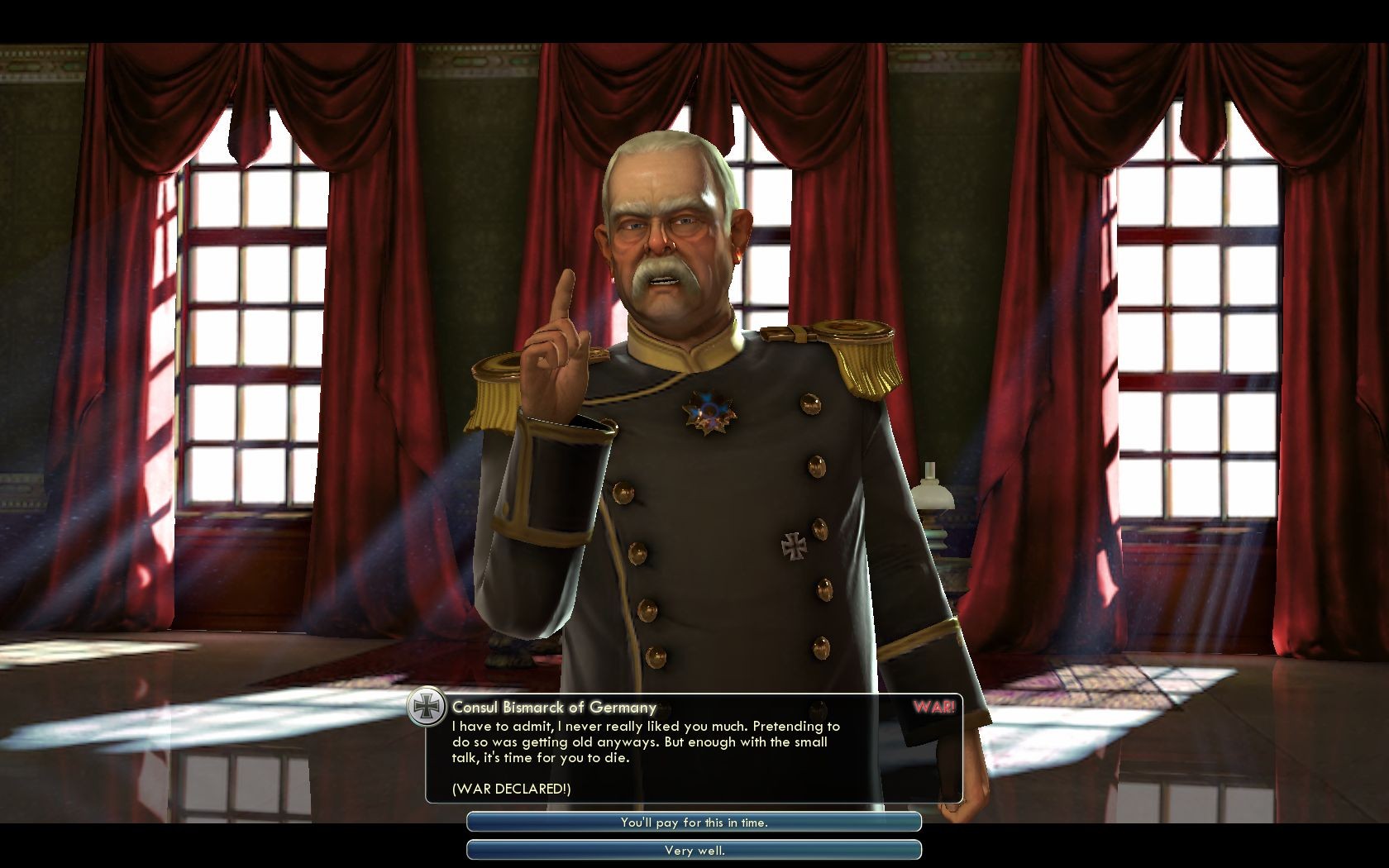Bismarck Declaring War