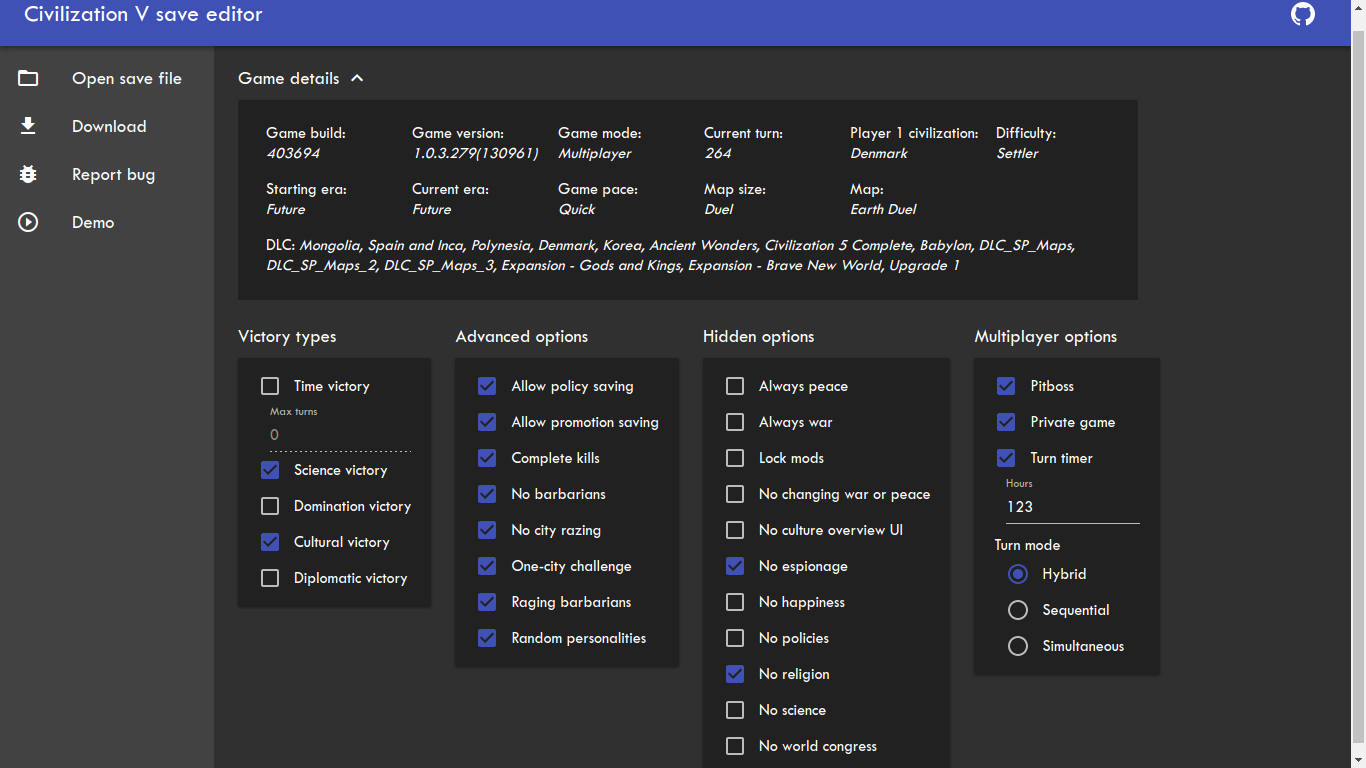Civ5-save-editor