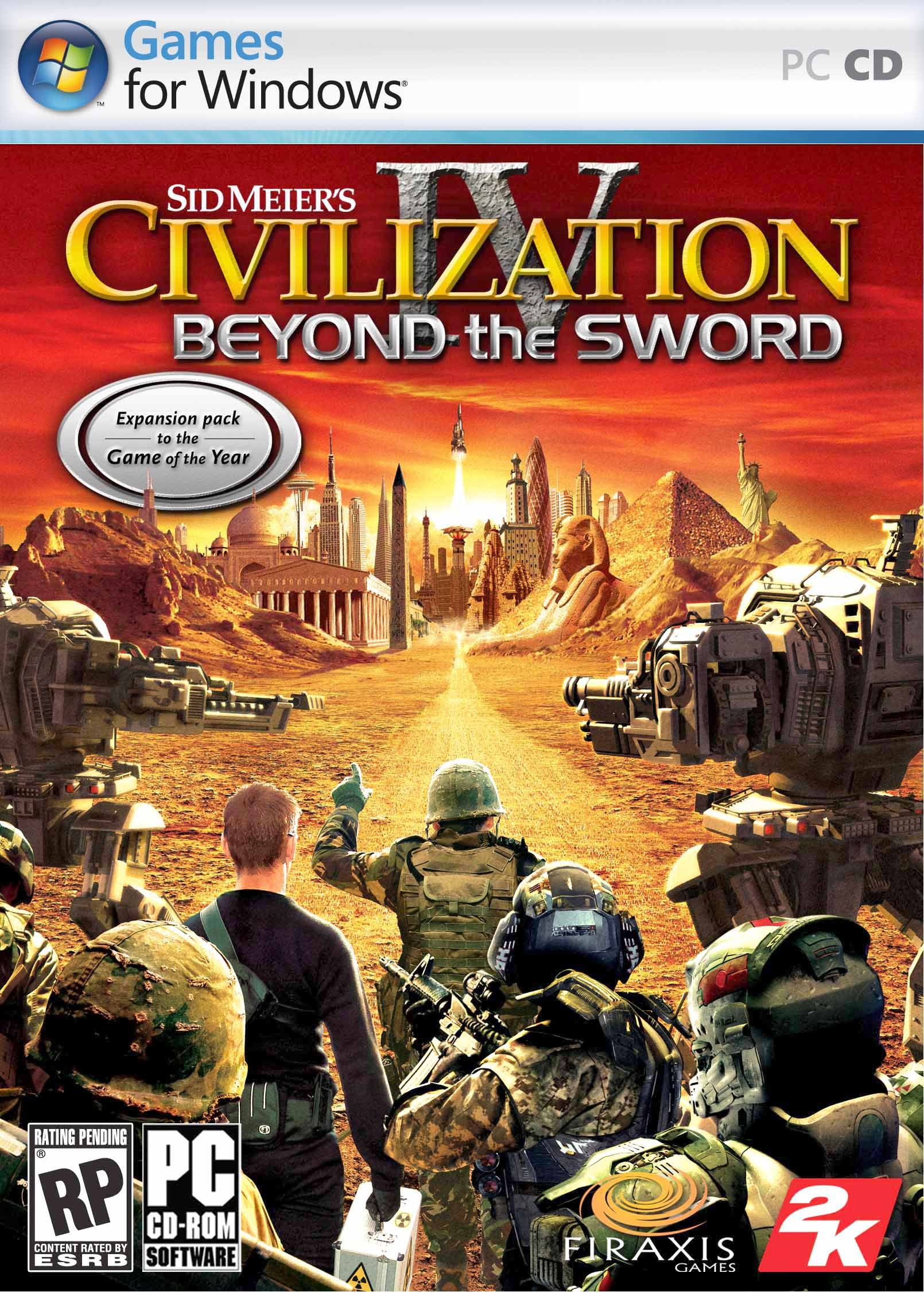 Civilization IV: Beyond The Sword Box Art(Final)