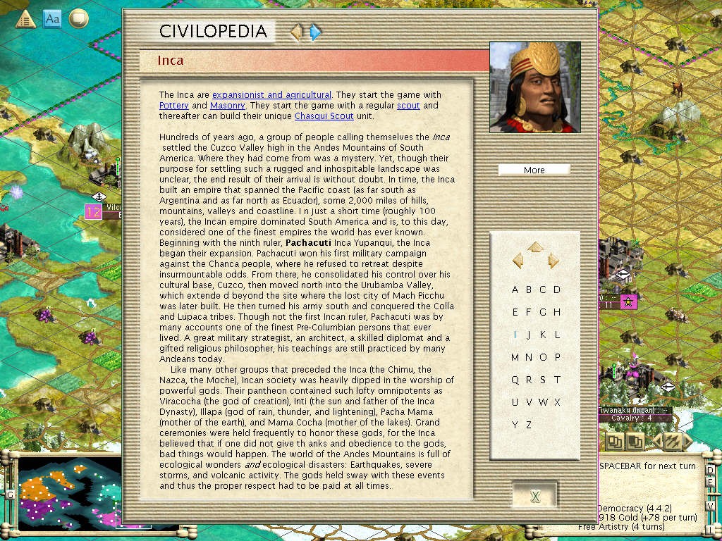 Civilopedia - Inca | CivFanatics Forums