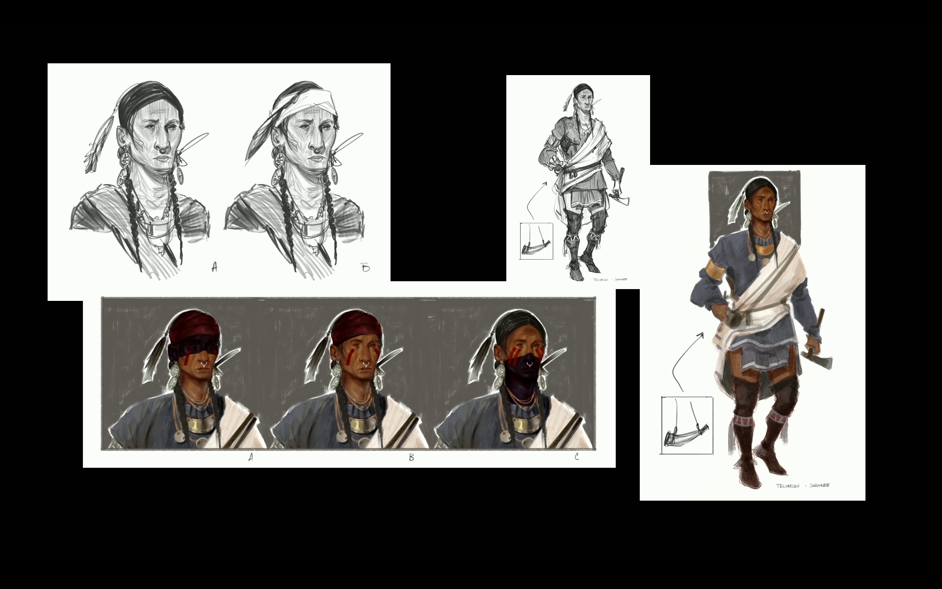 Concept Sketches - Tecumseh