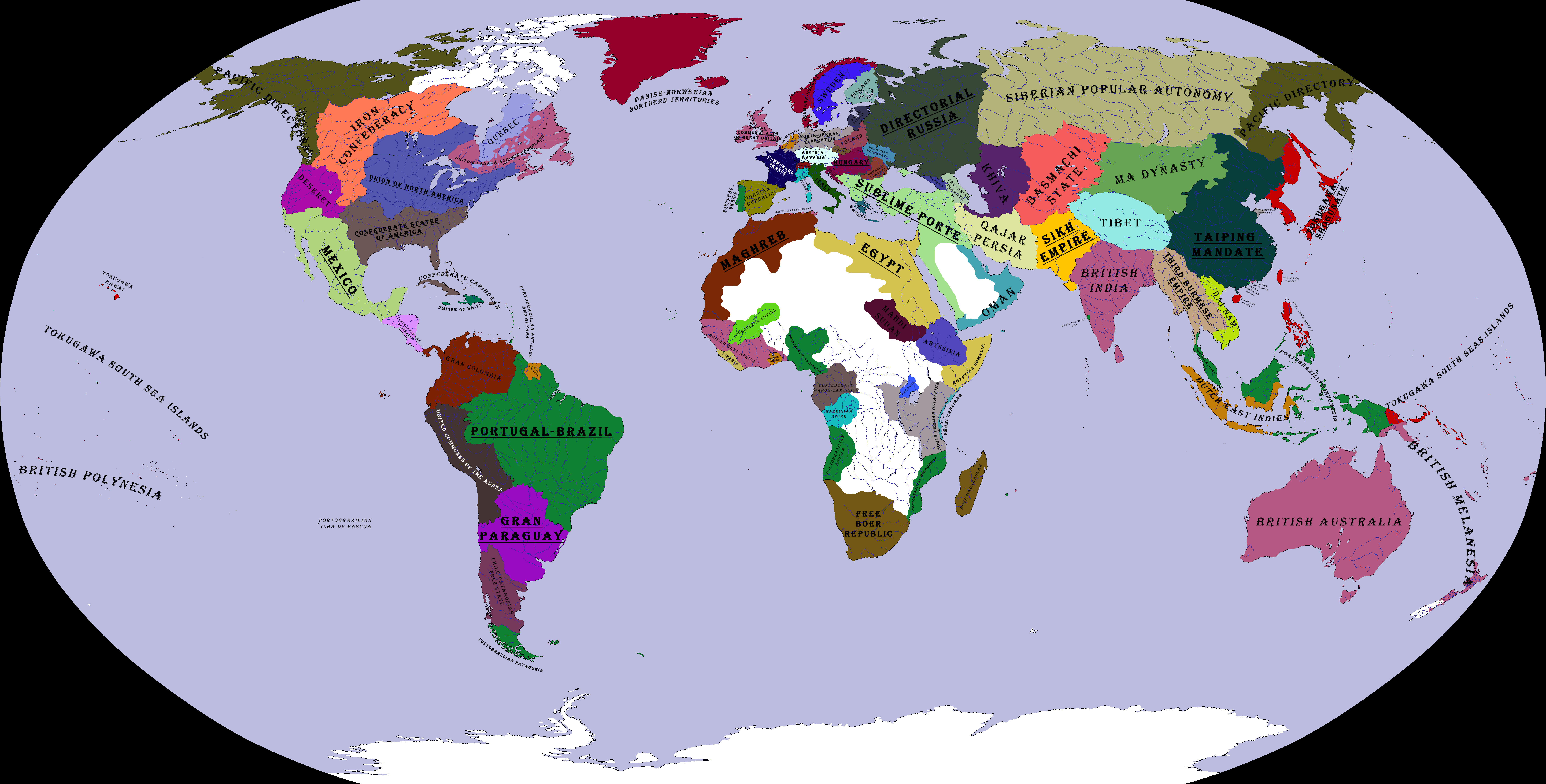 December World Map Turn 4