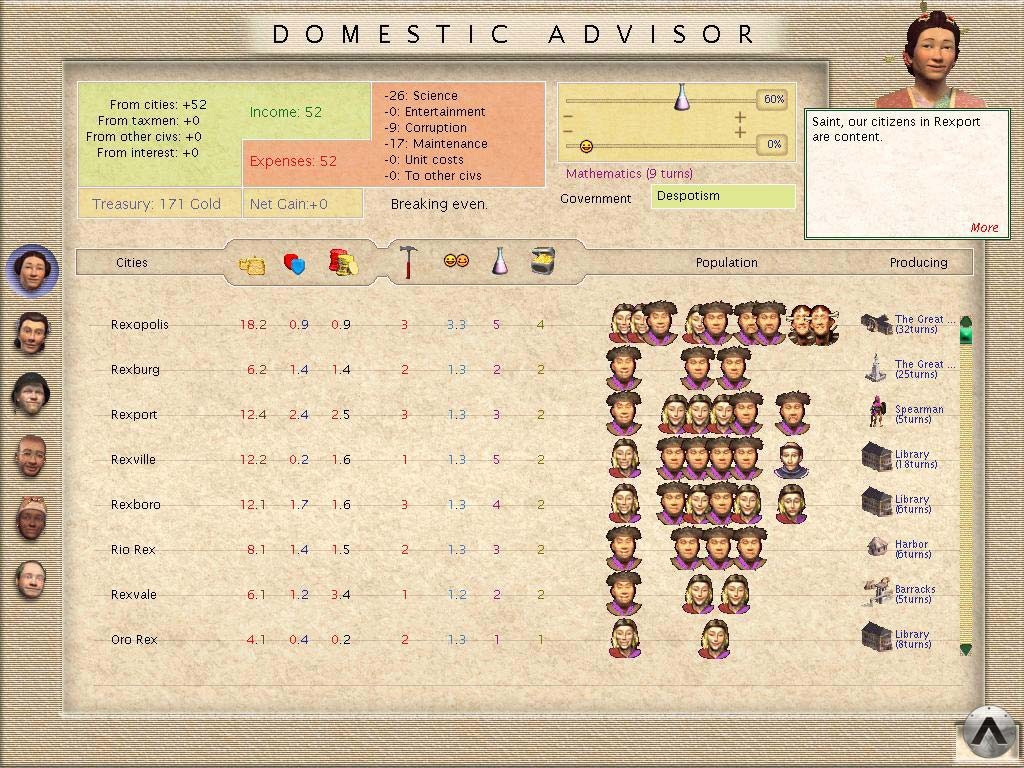Domestic Advisor