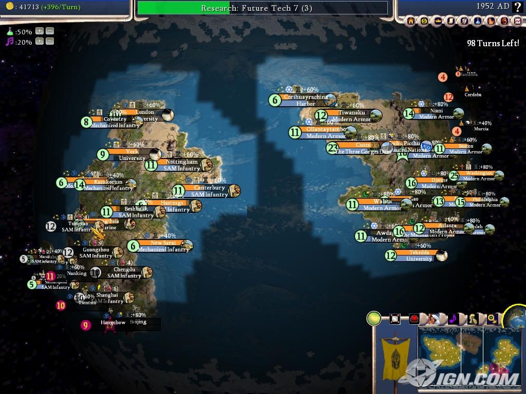 GlobeView - Continents