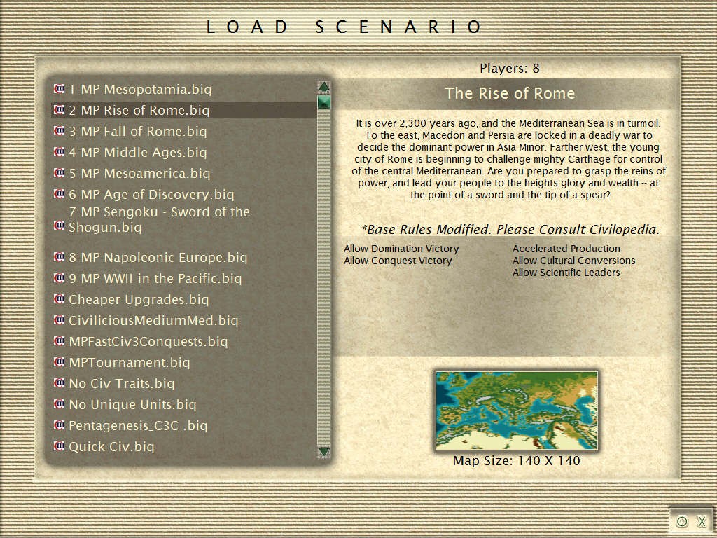 Load Conquest