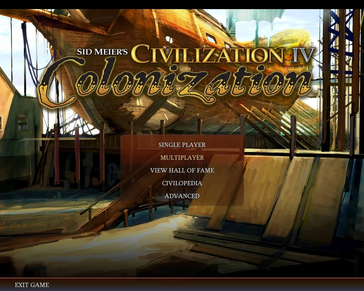 Main Menu