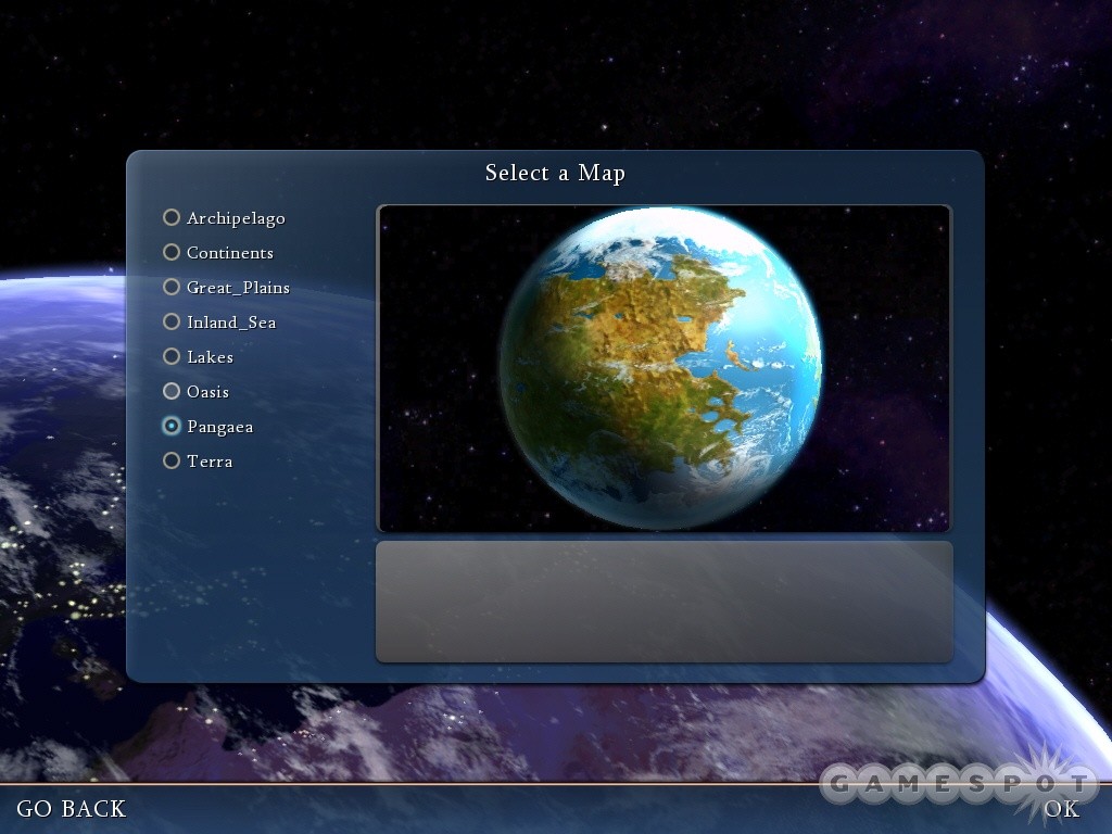 Map Selection