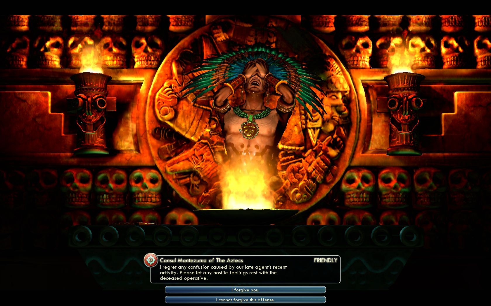 Montezuma Caught Spying