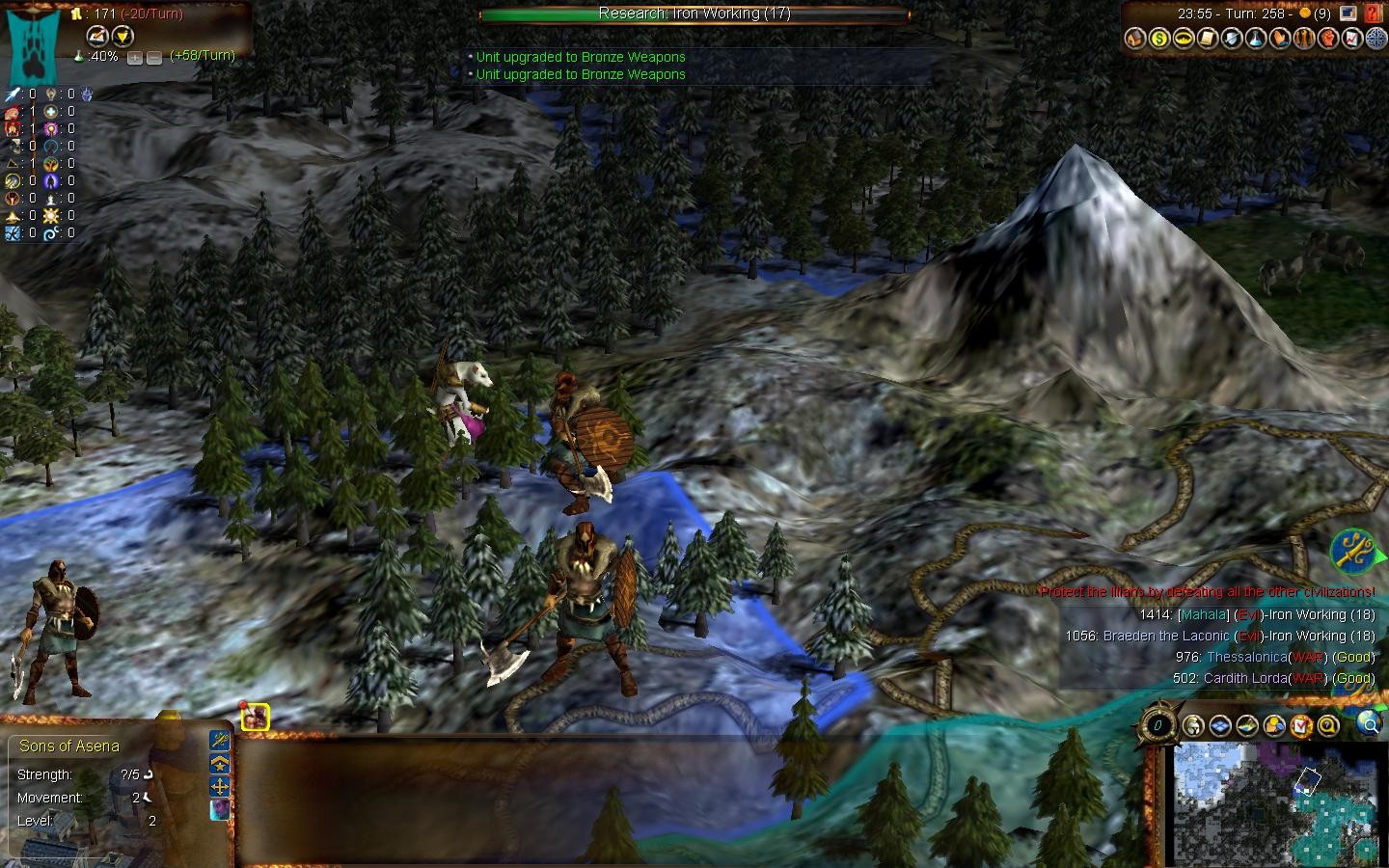 Musteval Vs. Axeman