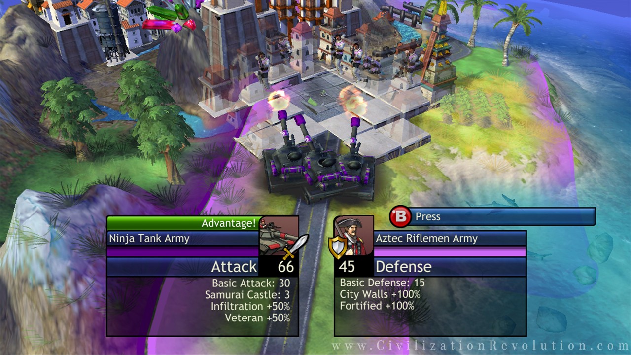 Ninja Tank Attacks City