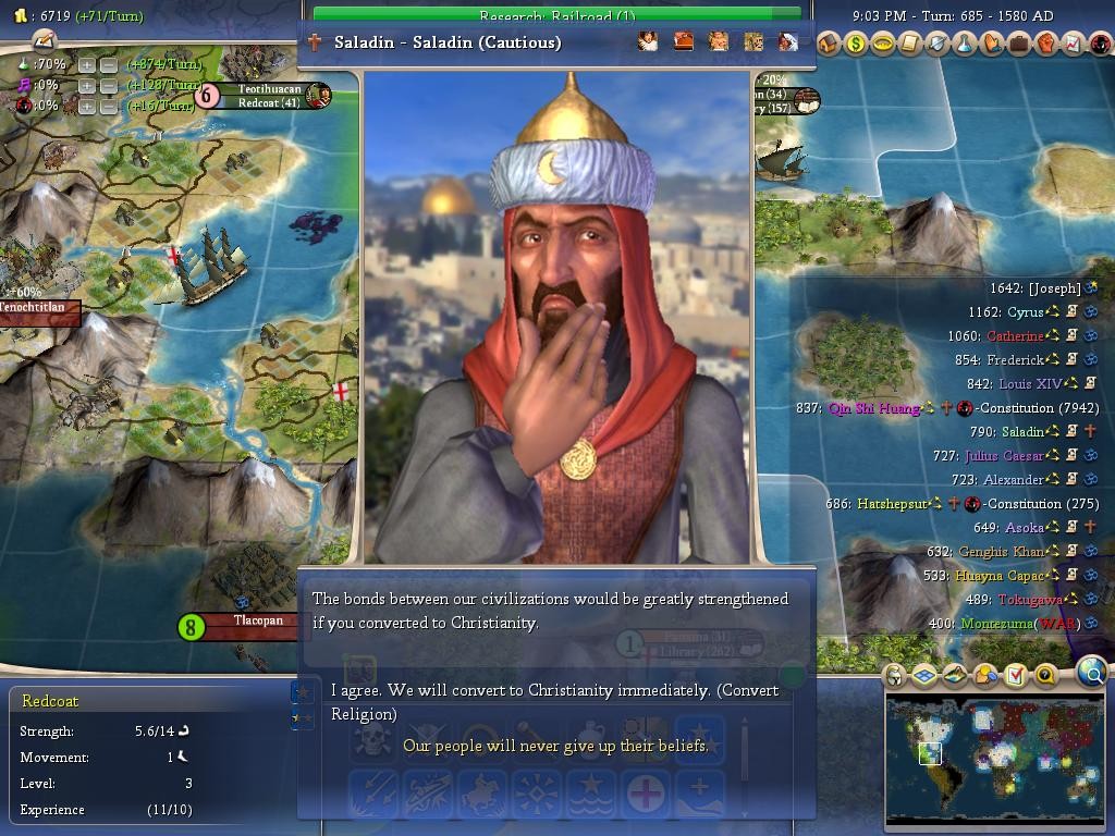 Saladin Converts