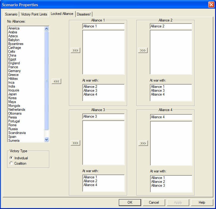 Scenario Properties
