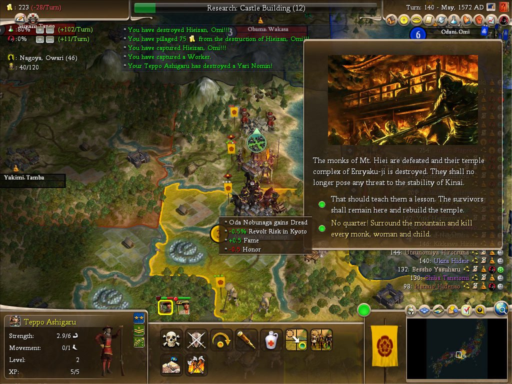 Sengoku-mod - Events