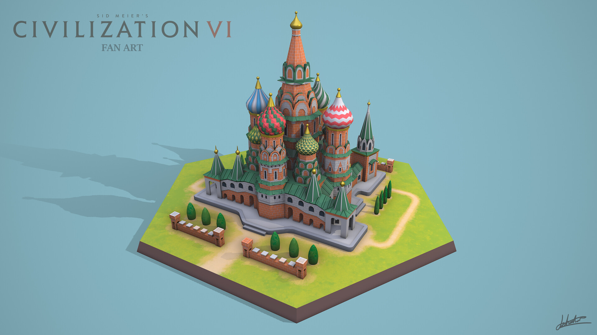 St. Basil's Cathedral, fan art