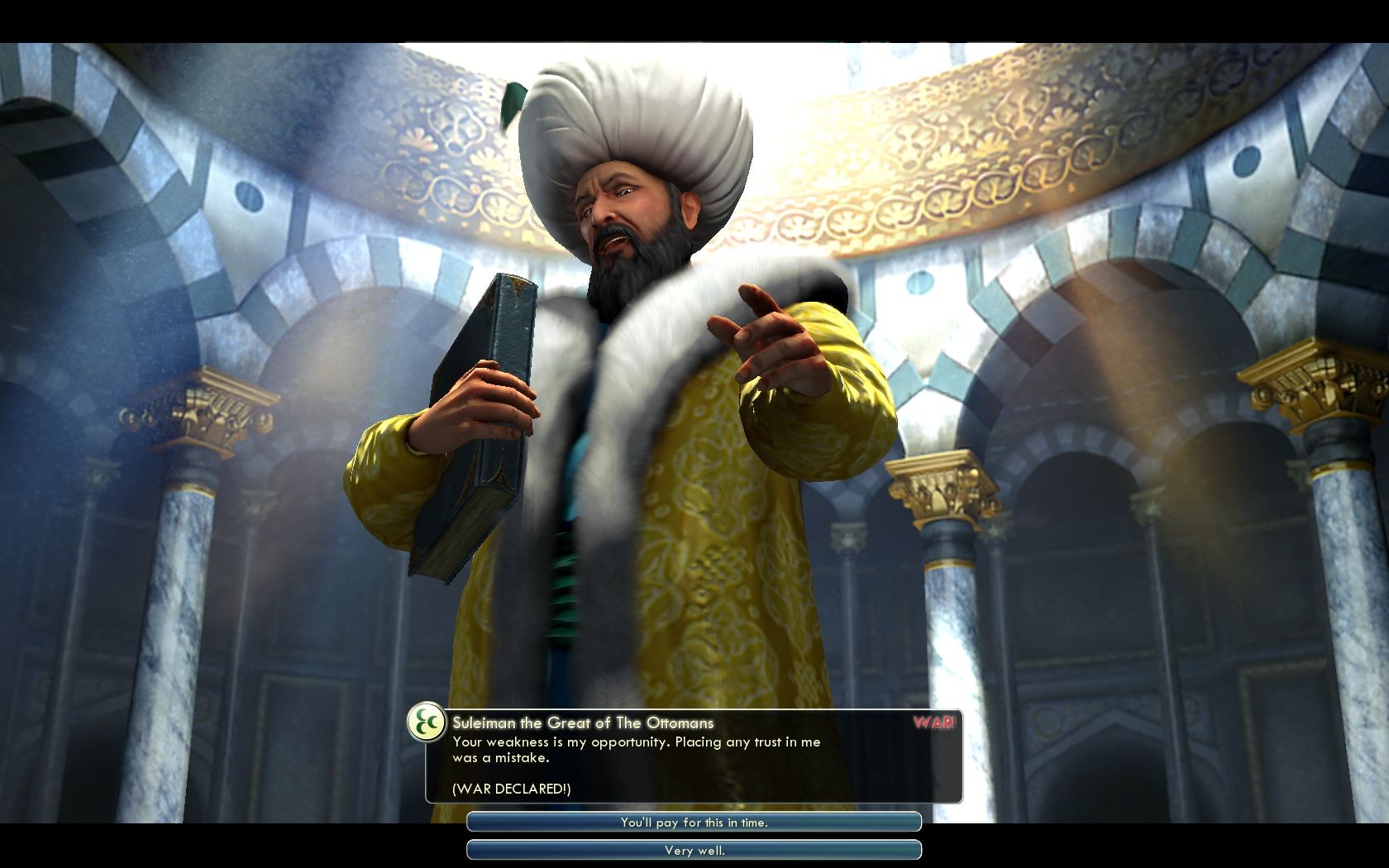 Suleiman Declares War